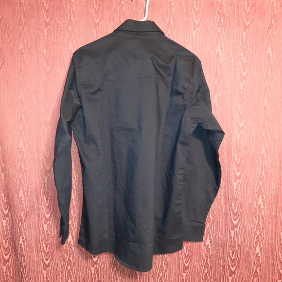 FIRST CLASS BDU BLACK BUTTON DOWN CASUAL MEN'S SHIRT SIZE M 15-15 1/2 NWT - Picture 2 of 7